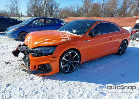 2018 Audi S5 3.0T Premium Plus z USA, uszkodzony, nr VIN WAUR4AF52JA008615